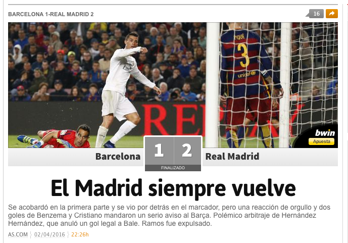 Il Real sbanca Barcellona e riapre la Liga Il Real sbanca Barcellona e riapre la Liga