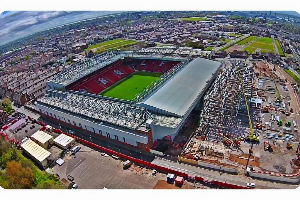 Il nuovo Anfield Road: aumento della capienza, aree Premium e una via per i tifosi dei Reds