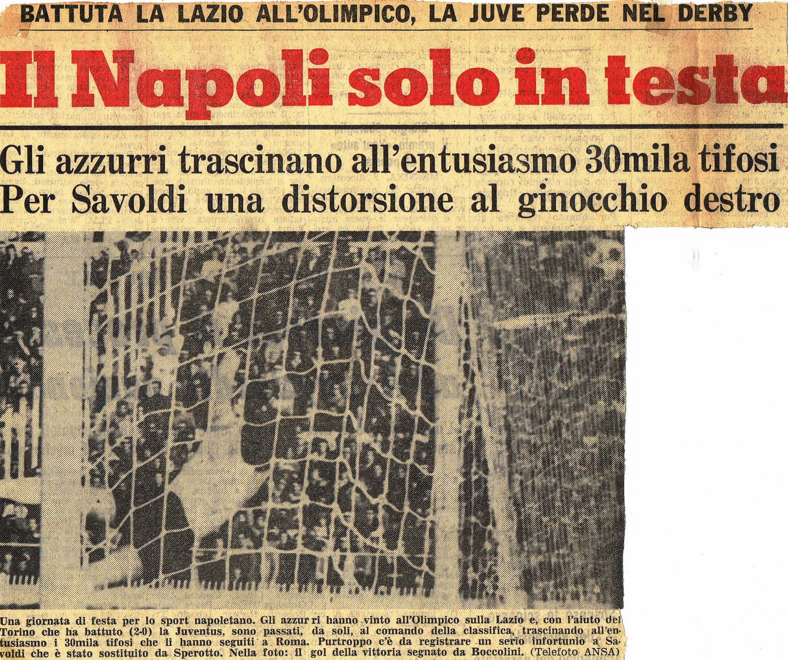 Lazio-Napoli, così Boccolini recuperò il pallone di Oj vita mia