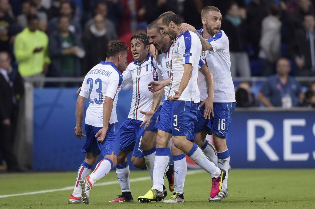 Italia-Belgio 2-0, impresa degli azzurri di Conte: segnano Giaccherini e Pellé