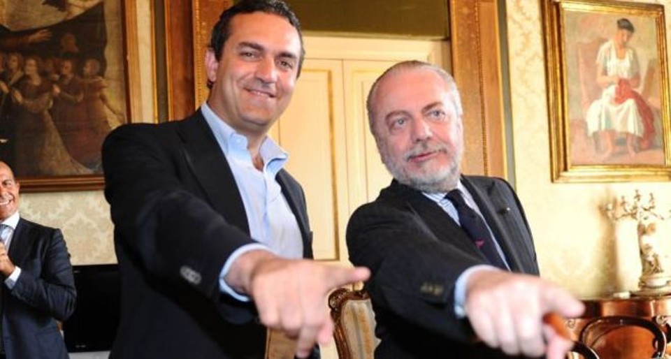 De Magistris accetta l’invito degli ultras: «Con voi in curva, contro De Laurentiis»