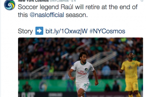 Raul: «E’ stata una decisione difficile, ma credo sia il momento di dire addio al calcio» item-thumbnail