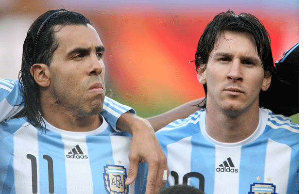 Messi e Tevez tornano titolari insieme con l’Argentina dopo cinque anni