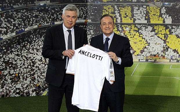 Florentino Perez: «Ancelotti non è più l’allenatore del Real Madrid. L’ideale sarebbe un allenatore che parli spagnolo»