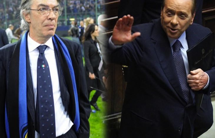 Il derby di Milano visto dagli ex presidenti, Moratti e Berlusconi
