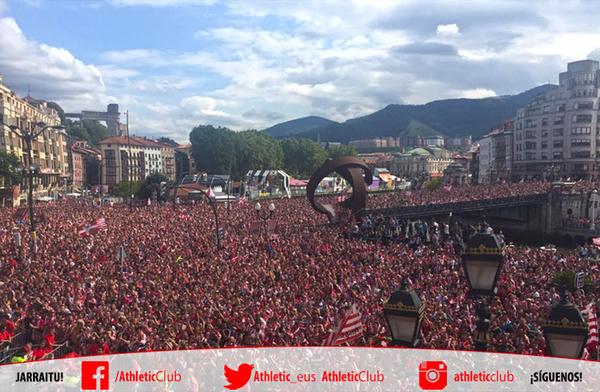 Così Bilbao sta festeggiando la sua coppetta: non vinceva un trofeo da trent’anni