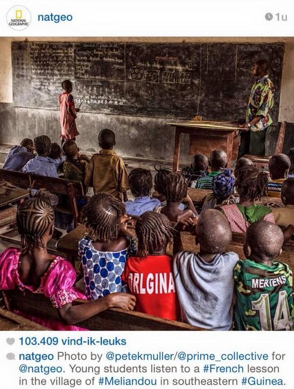 Così, grazie al cuore di Mertens, la mia foto potrà aiutare i bambini di Meliandou che lottano con Ebola