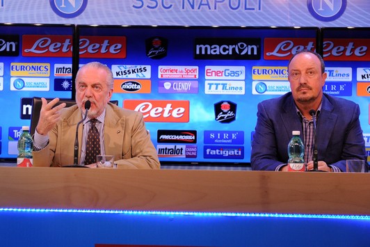 Benitez, 40 secondi per dire addio a Napoli. De Laurentiis: «Orgoglioso se dovesse andare al Real». Due anni vissuti al di sopra delle nostre possibilità