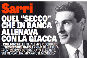 La Gazzetta racconta il Sarri che lavorava in banca: «Un tipo elegantissimo, cool, un tenebroso che piaceva alle donne» item-thumbnail