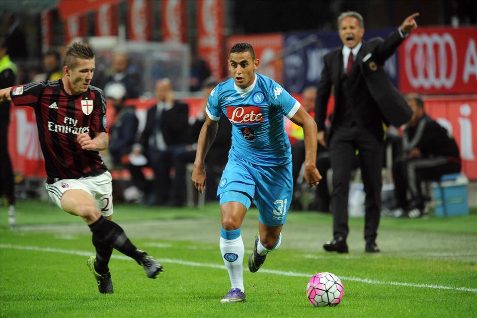 Milan-Napoli 0-4, mister maglia sudata è Ghoulam che sulla fascia va a 33 chilometri orari