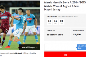 Hamsik per l’Unicef. Le magliette dell’ultima giornata di Serie A 2014/2015 all’asta per raccogliere fondi item-thumbnail
