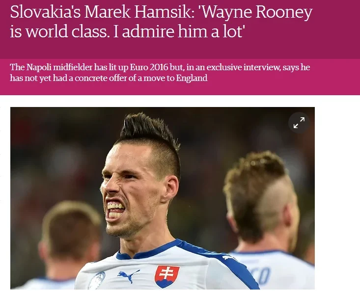 Hamsik ricorda al Guardian che vuole rimanere a Napoli