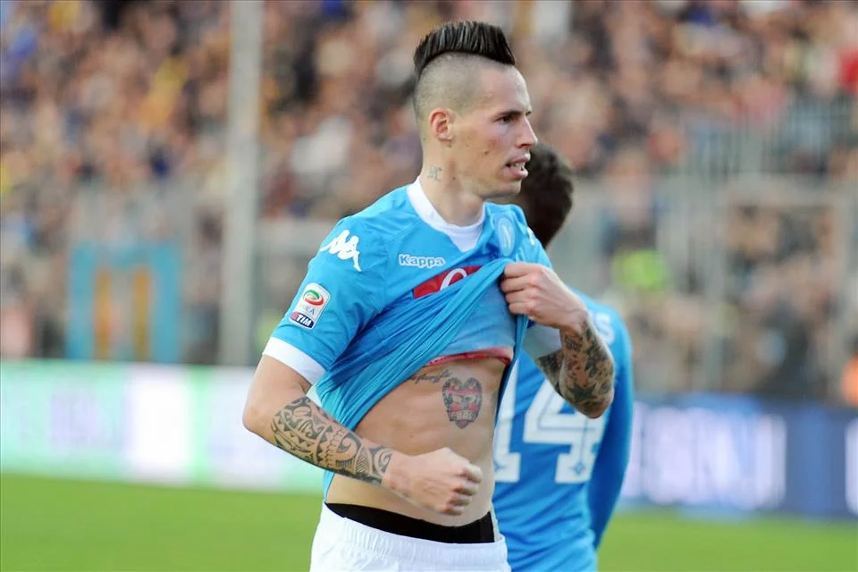 De Laurentiis Twitter Hamsik