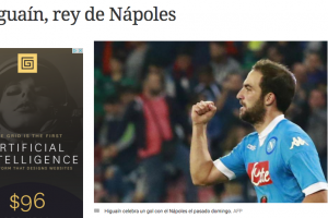 El Mundo: «In Italia si parla di Higuain dipendenza. Meglio di lui a Napoli solo Maradona» item-thumbnail