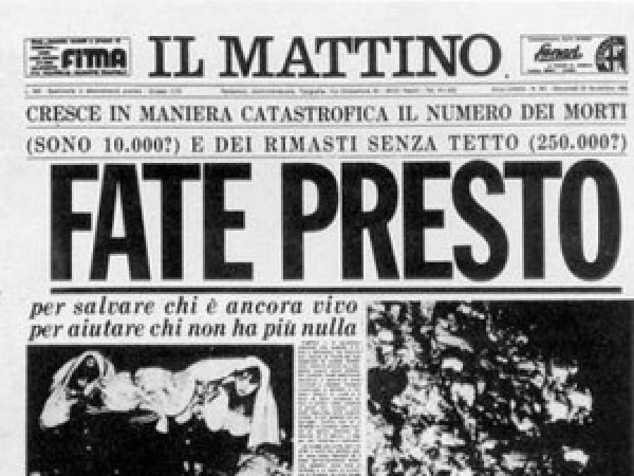 23 novembre 1980, il terremoto 35 anni dopo. La sindaca di Sant’Angelo dei Lombardi e l’identità smarrita