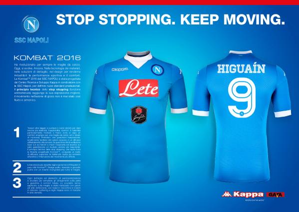 La maglia, solo la maglia. Eccola la nuova maglia del Napoli. Firmata Kappa La maglia, solo la maglia. Eccola la nuova maglia del Napoli. Firmata Kappa