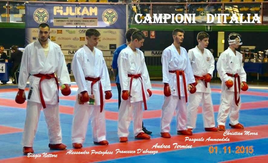 Karate/Campionati Italiani a Squadre giovanili 2015