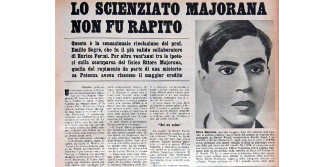 Ettore Majorana e il mistero del calcio e della vittoria