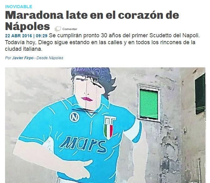 La Razon racconta Napoli e Maradona: «Nápoles irradia la vida y los valores de Diego»