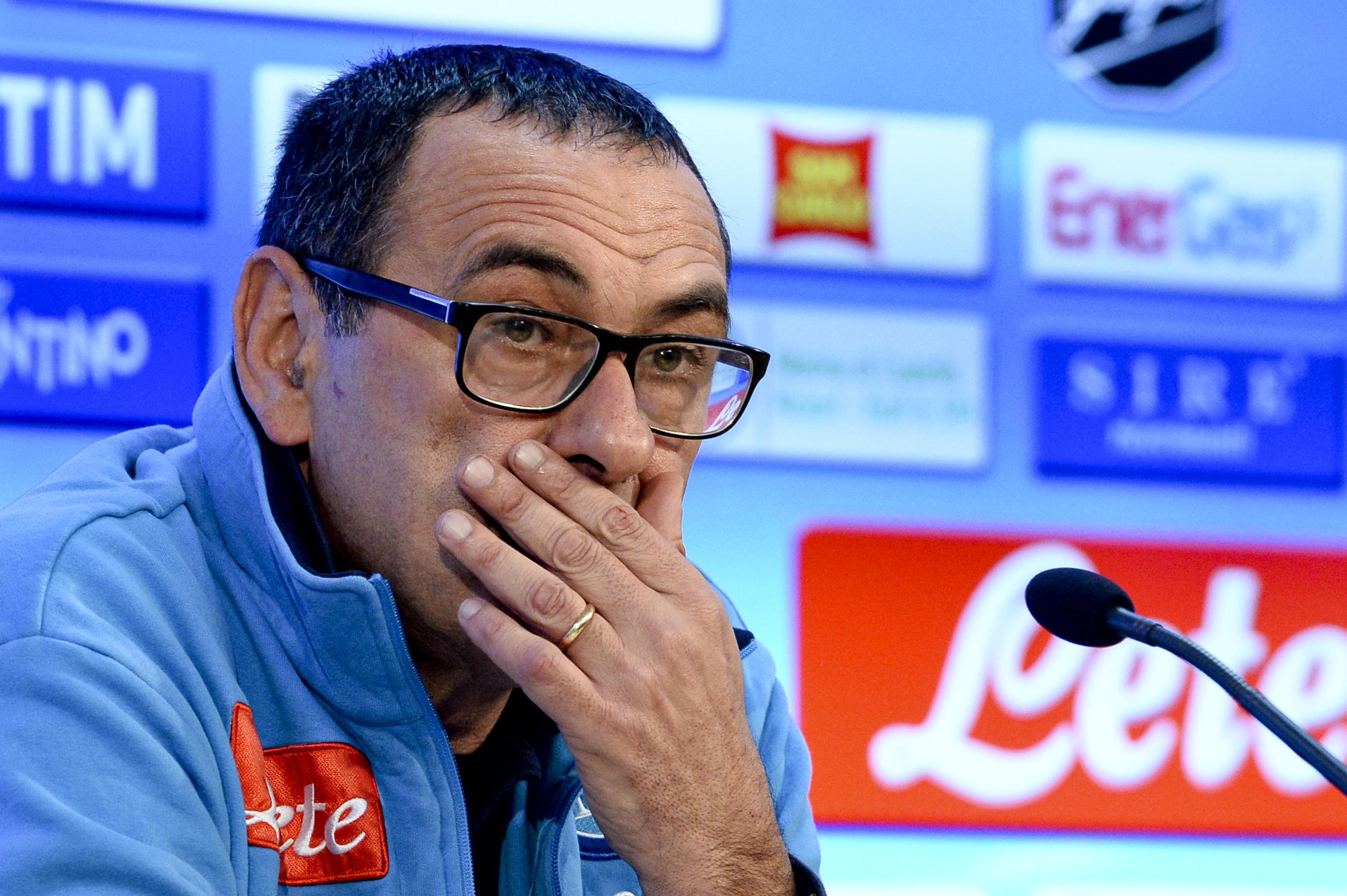 Sarri: «Calendario Napoli-Juventus, la Lega ha fatto una cazzata clamorosa»