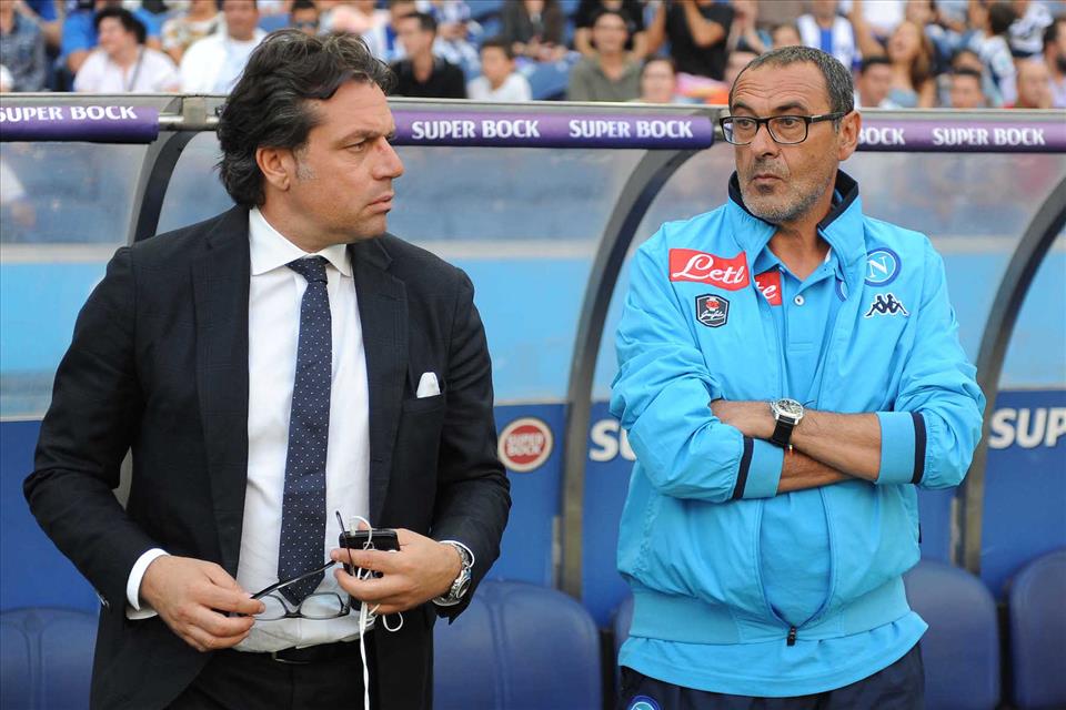 Sarri: «Sono sereno. Non leggo i giornali, solo Televideo. A Sassuolo per imporre il nostro gioco. Dobbiamo fare in modo che la partita non si sporchi mai»