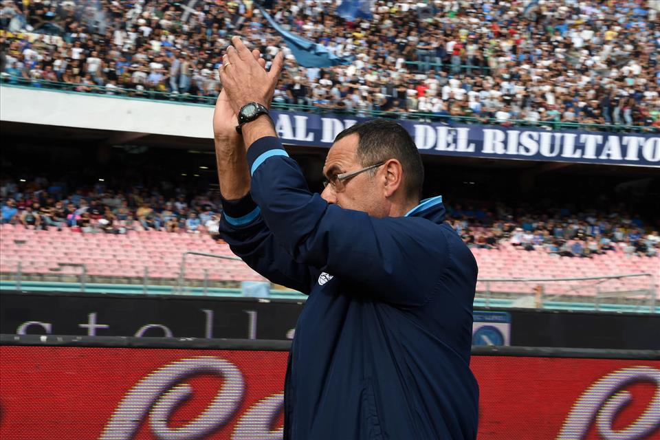 Sarri: «Per diventare grandi al Napoli manca la continuità e la capacità di soffrire anche con le piccole»