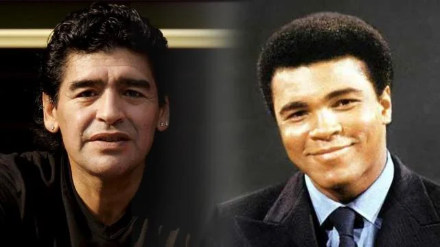 Maradona andò a casa di Muhamnmad Ali