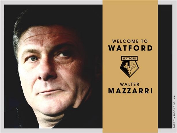 Walter Mazzarri è il nuovo allenatore del Watford