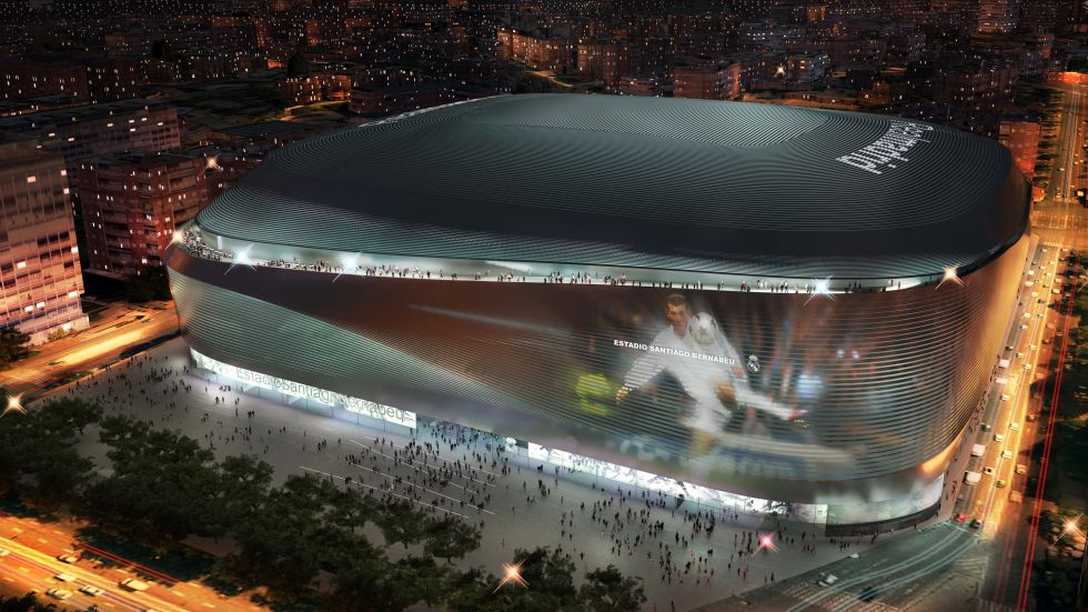 Il nuovo Bernabeu e qualche perplessità: con la copertura, si perdono 2500 posti a sedere