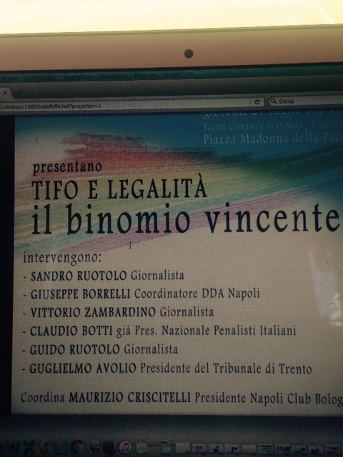 “Tifo e legalità”, convegno giovedì a Dimaro “Tifo e legalità”, convegno giovedì a Dimaro