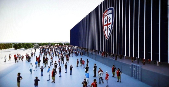 Il nuovo stadio del Cagliari: costerà 55 milioni e sorgerà al posto del Sant’Elia