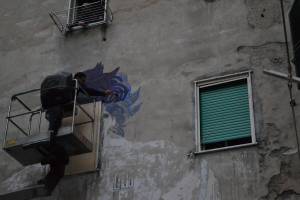Maradona recupera su rostro en el mural dei “Quartieri Spagnoli” de Napolès item-thumbnail