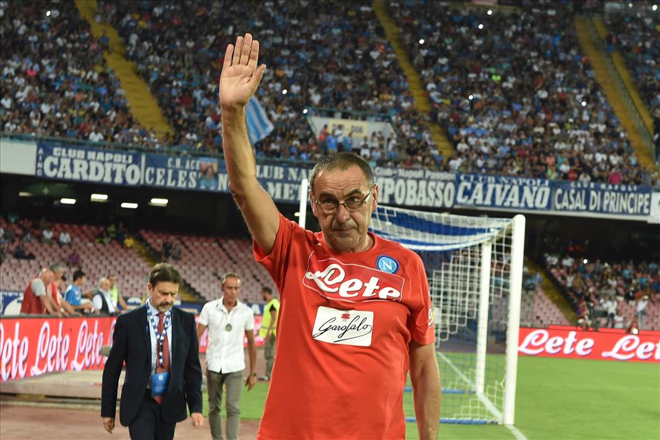 Sarri: «Il girone di ritorno dice che siamo da scudetto, non si gioca di pomeriggio a maggio»