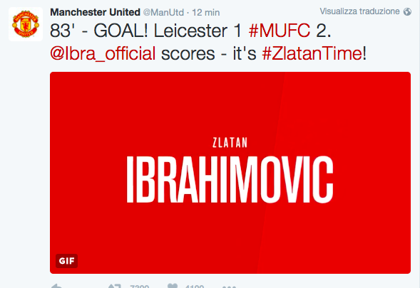 Ibrahimovic regala il primo titolo al Manchester United di Mourinho Ibrahimovic regala il primo titolo al Manchester United di Mourinho
