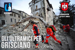 Gli Ultràmici e gli sbandieratori di L’Aquila: raccolta di fondi per i terremotati di Grisciano item-thumbnail