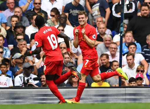 Rose risponde a Milner, Tottenham-Liverpool 1-1