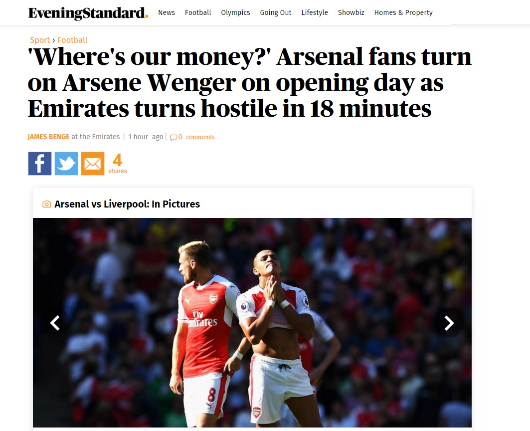 La svolta cacciasordista dei tifosi dell’Arsenal che hanno pure lo stadio: «Where’s our money?» La svolta cacciasordista dei tifosi dell’Arsenal che hanno pure lo stadio: «Where’s our money?»