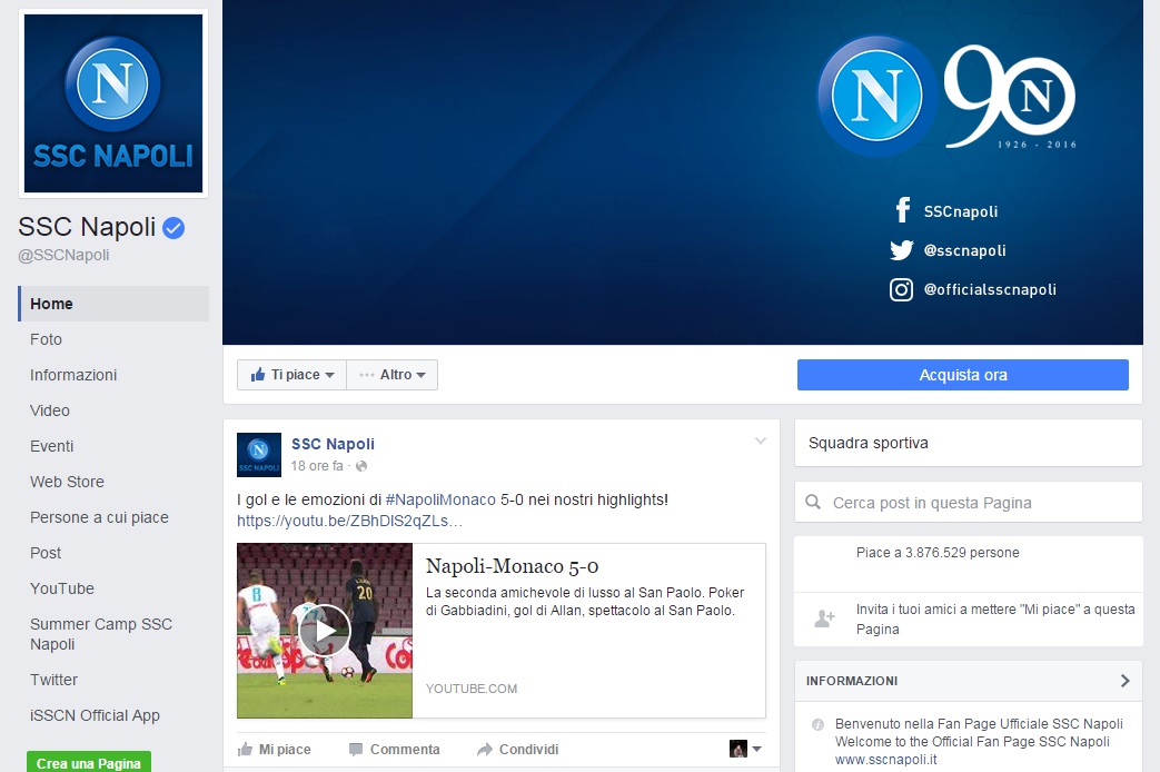 Il marketing e la comunicazione del Napoli, qualche spunto per migliorare: social e internazionalizzazione / 2