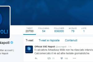 Il Napoli smentisce l’intervista di Milik a Calciomercato.it item-thumbnail
