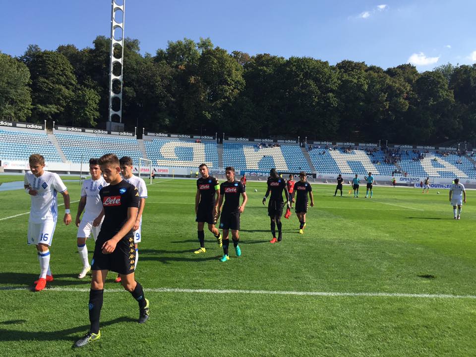 Youth League, comincia male l’avventura dei ragazzi di Saurini: Dinamo Kiev-Napoli 4-1
