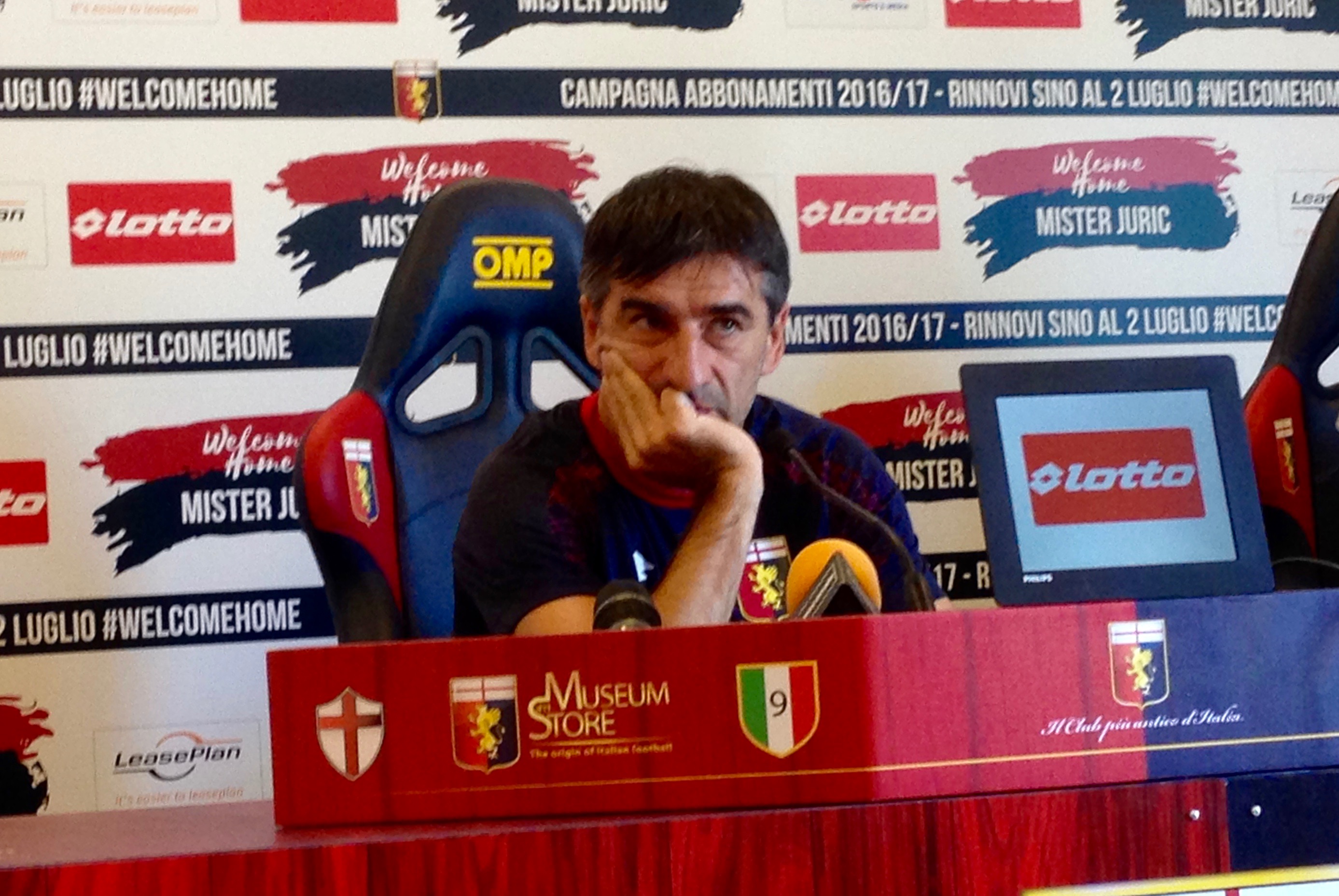 Juric: «Napoli stra-completo, Sarri come Guardiola: gioca un calcio fantastico»