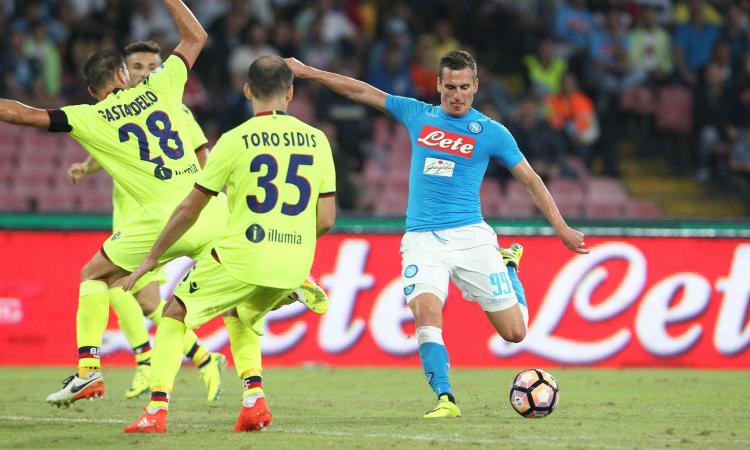 Napoli-Bologna 3-1, pagelle / Callejon regina madre, Milik è forte anche di piedi Napoli-Bologna 3-1, pagelle / Callejon regina madre, Milik è forte anche di piedi