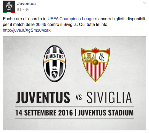 La Juve ricorda che lo Stadium non è pieno, l’ira degli juventini per il caro biglietti La Juve ricorda che lo Stadium non è pieno, l’ira degli juventini per il caro biglietti