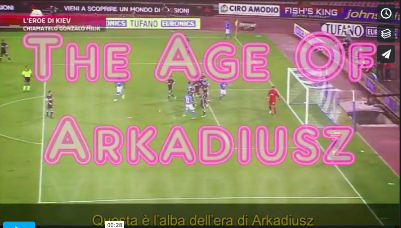 L’era di Arkadiusz (geniale e “cinefilo” video su Milik) L’era di Arkadiusz (geniale e “cinefilo” video su Milik)