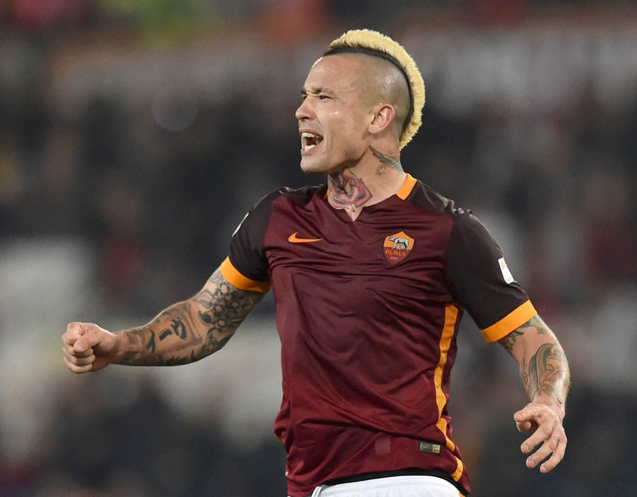 Roma-Napoli, Nainggolan a rischio: botta alla gamba nel derby