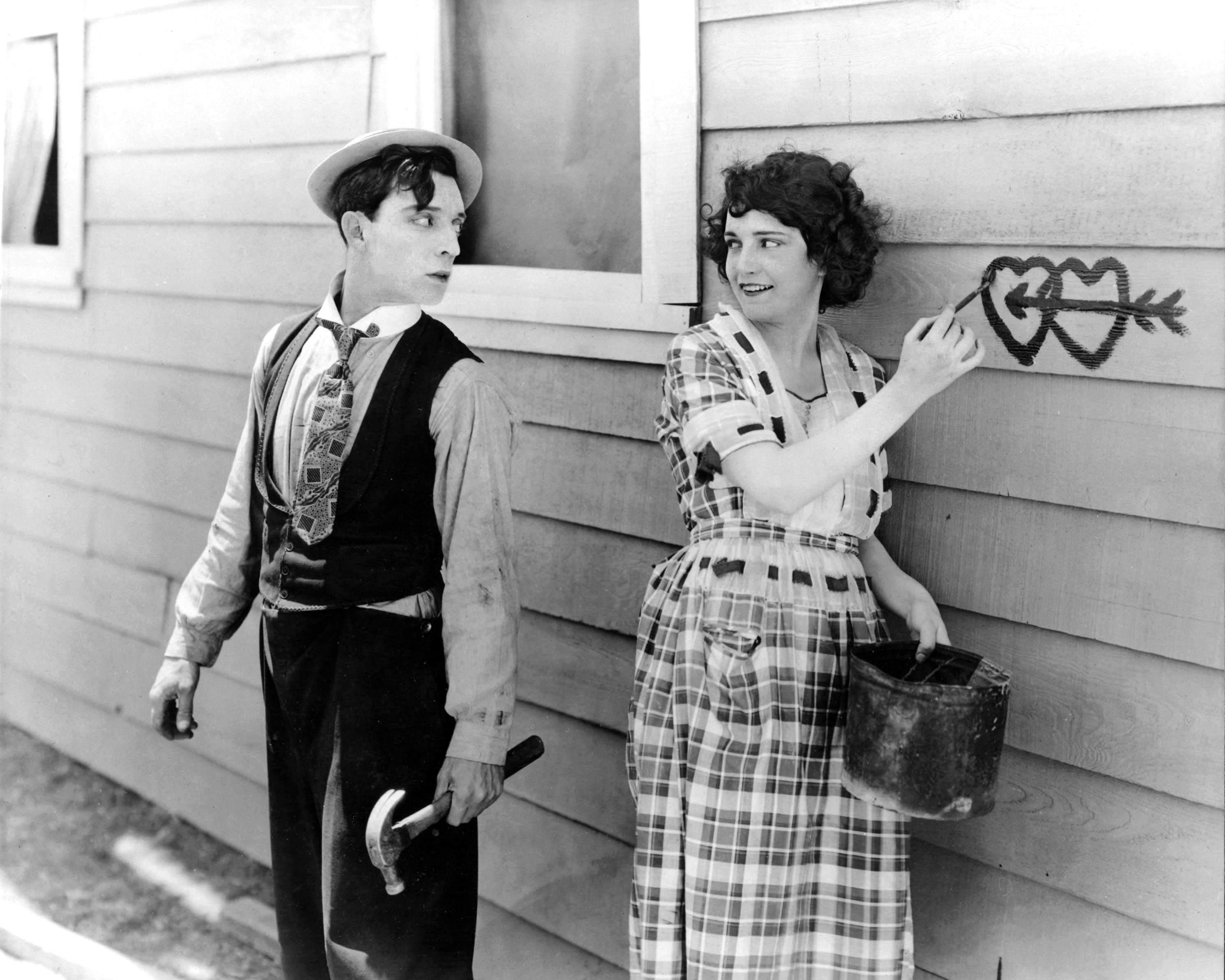 Кинематограф 1930 х годов. Бастер Китон 1920. Бастер Китон и Чарли Чаплин.