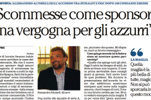 Intralot sulla maglia della Nazionale, Altobelli: «Una vergogna» item-thumbnail