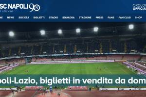 I biglietti per Napoli-Lazio: curve a 18 euro, distinti a 25 item-thumbnail