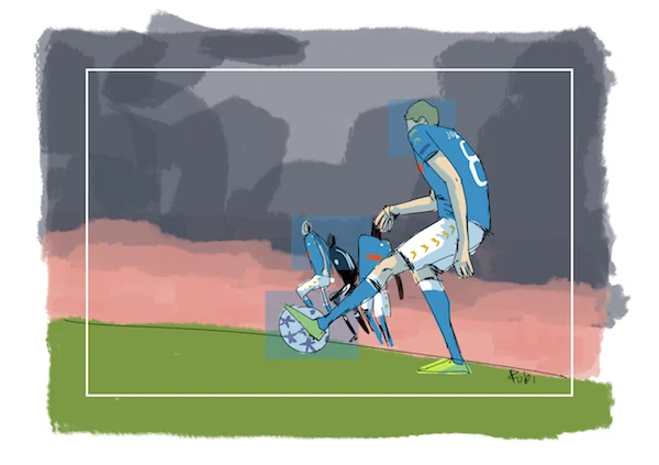 Il retropassaggio assist di Jorginho