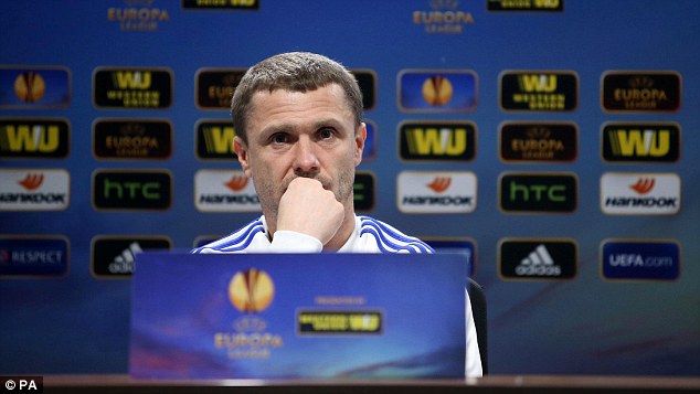 Rebrov in conferenza: «Il Napoli merita molto di più in Italia» Rebrov in conferenza: «Il Napoli merita molto di più in Italia»